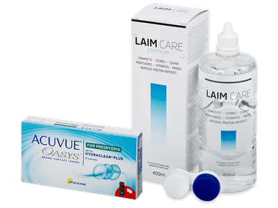 Acuvue Oasys for Presbyopia (6 šošoviek) + roztok Laim Care 400 ml