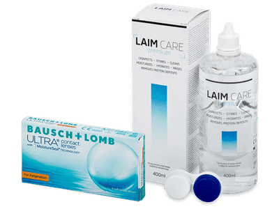 Bausch + Lomb ULTRA for Astigmatism (6 šošoviek) + roztok Laim-Care 400 ml