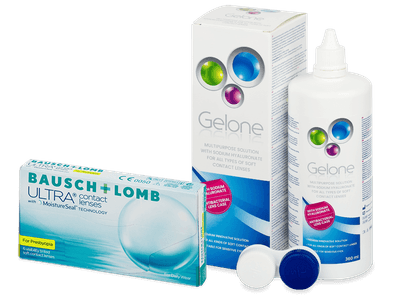 Bausch + Lomb ULTRA for Presbyopia (6 šošoviek) + Gelone 360 ml