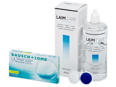 Bausch + Lomb ULTRA for Presbyopia (6 šošoviek) + roztok Laim Care 400 ml