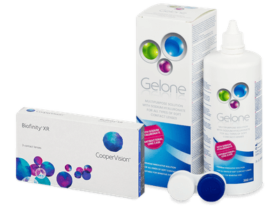 Biofinity XR (3 šošovky) + Gelone 360 ml