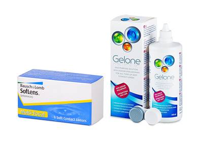 SofLens Multi-Focal (3 šošovky) + roztok Gelone 360 ml