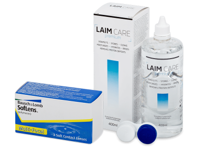 SofLens Multi-Focal (3 šošovky) + roztok Laim-Care 400 ml - Produkt je dostupný taktiež v tejto variante balenia
