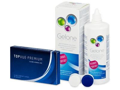 TopVue Premium (6 šošoviek) + Gelone 360 ml