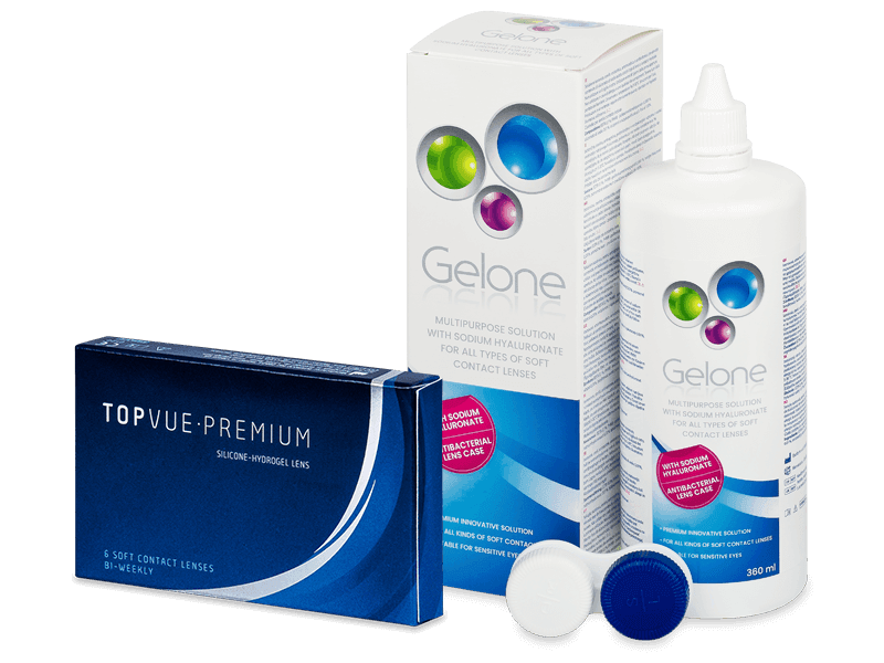 TopVue Premium (6 šošoviek) + Gelone 360 ml - Výhodný balíček