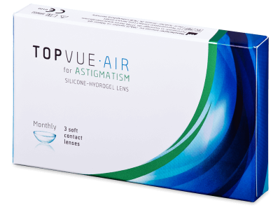 TopVue Air for Astigmatism (3 šošovky) - Tórické kontaktné šošovky