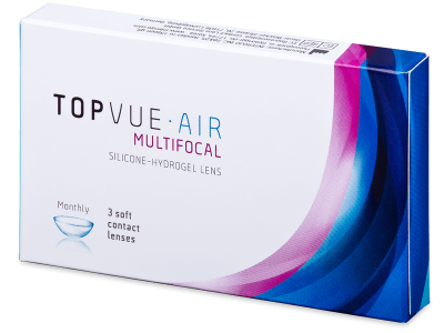 TopVue Air Multifocal (3 šošovky) - Multifokálne kontaktné šošovky