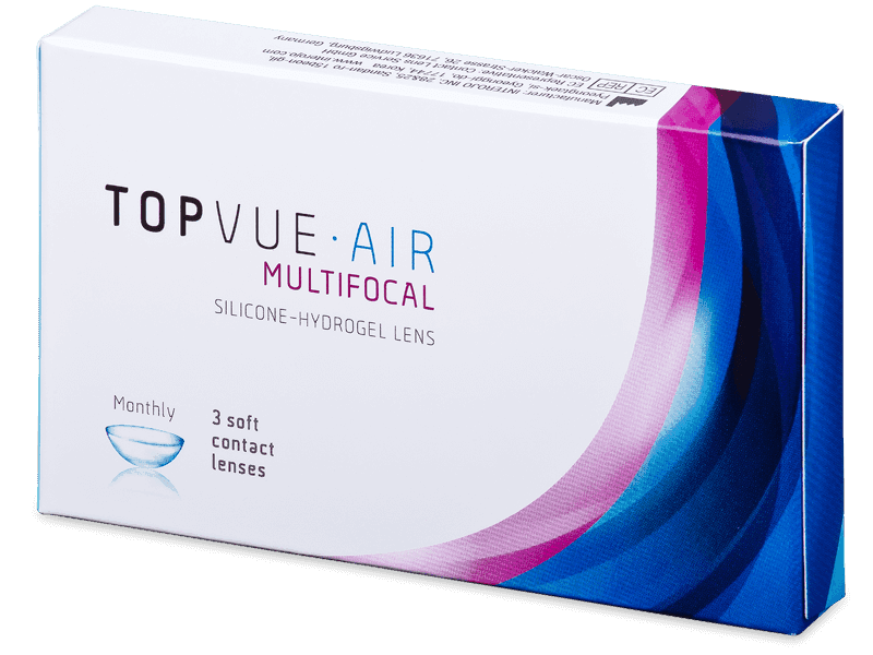 TopVue Air Multifocal (3 šošovky) - Multifokálne kontaktné šošovky