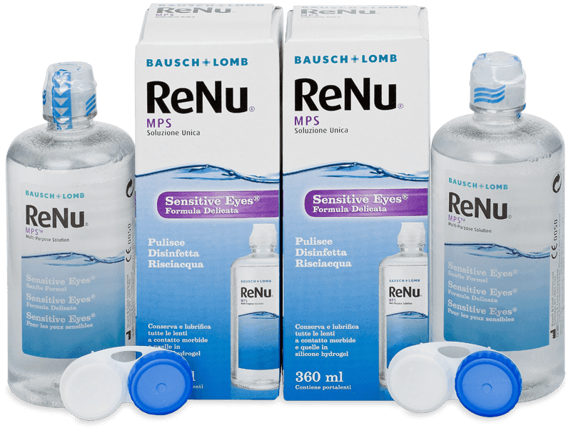 Roztok ReNu MPS Sensitive Eyes 2x 360 ml - Výhodné dvojbalenie roztoku