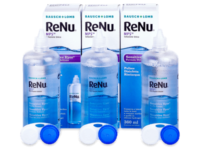 Roztok ReNu MPS Sensitive Eyes 3x 360 ml - Starší vzhľad
