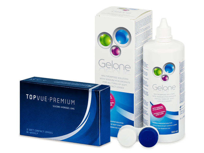 TopVue Premium (12 šošoviek) + Gelone 360 ml - Výhodný balíček