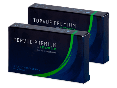 TopVue Premium for Astigmatism (6 šošoviek) - Tórické kontaktné šošovky