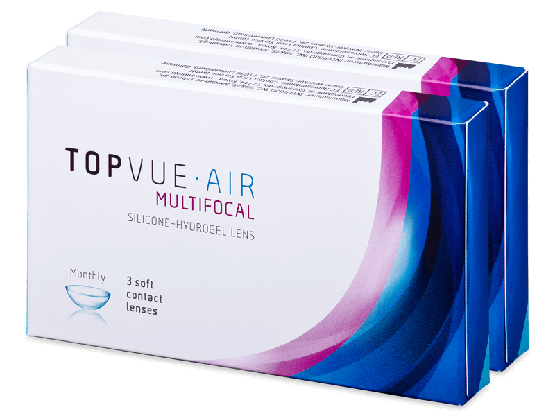 TopVue Air Multifocal (6 šošoviek) - Multifokálne kontaktné šošovky