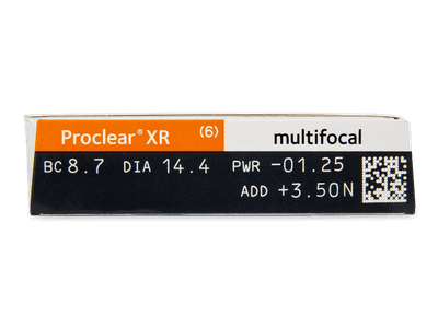 Proclear Multifocal XR (6 šošoviek) - Náhľad parametrov šošoviek