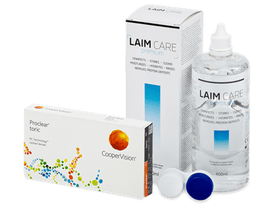 Proclear Toric XR (6 šošoviek) + roztok Laim-Care 400ml