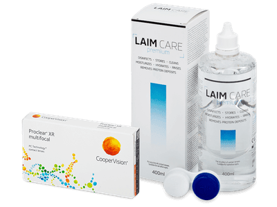 Proclear Multifocal XR (6 šošoviek) + roztok Laim-Care 400ml