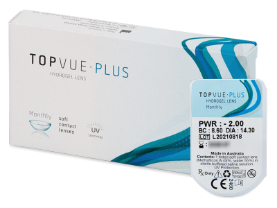 TopVue Plus (1 šošovka) - Produkt je dostupný taktiež v tejto variante balenia