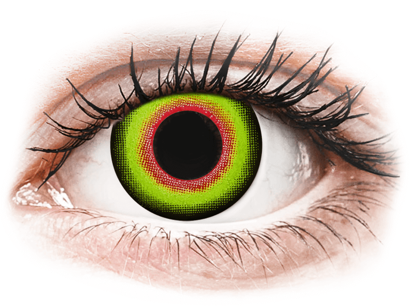 ColourVUE Crazy Lens - Mad Hatter - jednodenné nedioptrické (2 šošovky) - Coloured contact lenses