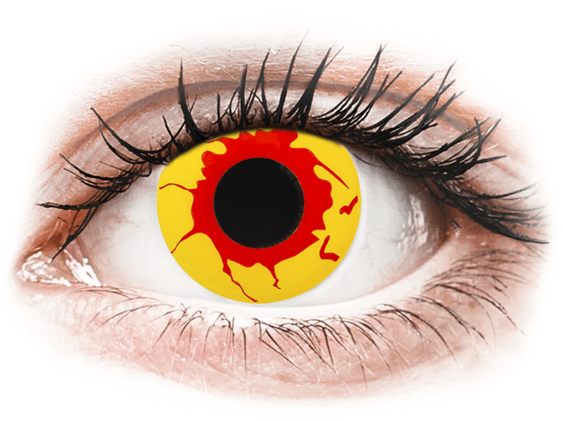 ColourVUE Crazy Lens - Reignfire - jednodenné nedioptrické (2 šošovky) - Coloured contact lenses