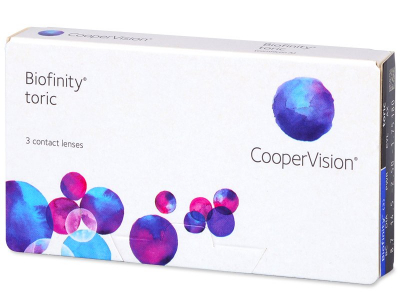Biofinity Toric (3 šošovky) - Tórické kontaktné šošovky