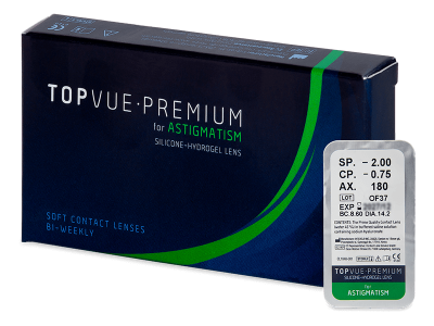 TopVue Premium for Astigmatism (1 šošovka)