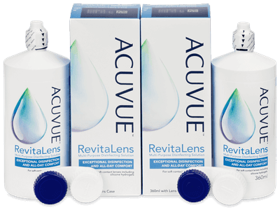 Roztok Acuvue RevitaLens 2x 360 ml - Výhodné dvojbalenie roztoku