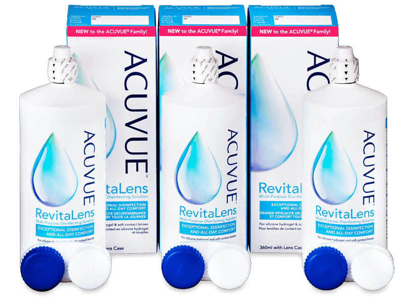 Roztok Acuvue RevitaLens 3x 360 ml - Výhodné trojbalenie roztoku
