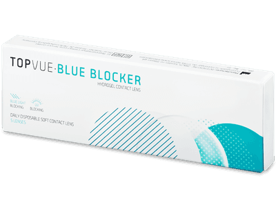 TopVue Blue Blocker (5 šošoviek) - Jednodenné kontaktné šošovky