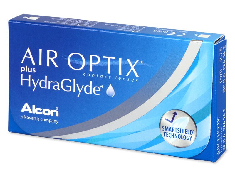 Air Optix plus HydraGlyde (3 šošovky) - Mesačné kontaktné šošovky