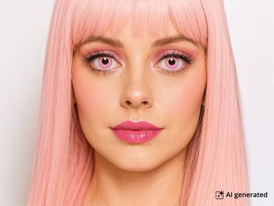 CRAZY LENS - Barbie Pink - nedioptrické jednodenné (2 šošovky) - Ilustračné foto