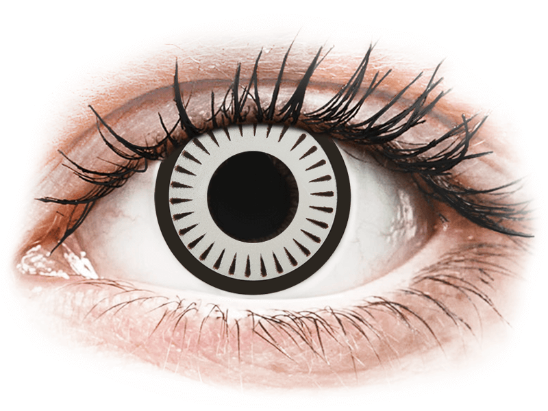 CRAZY LENS - Byakugan - dioptrické jednodenné (2 šošovky) - Coloured contact lenses