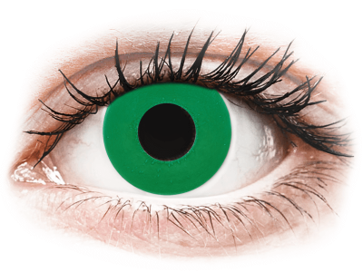 CRAZY LENS - Emerald Green - nedioptrické jednodenné (2 šošovky) - Coloured contact lenses
