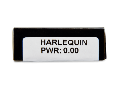 CRAZY LENS - Harlequin - nedioptrické jednodenné (2 šošovky) - Náhľad parametrov šošoviek
