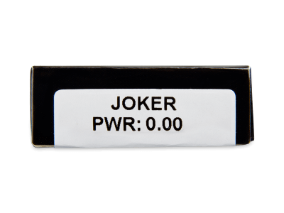 CRAZY LENS - Joker - nedioptrické jednodenné (2 šošovky) - Náhľad parametrov šošoviek