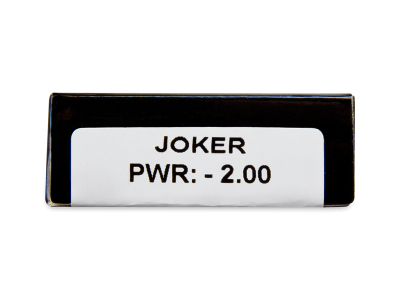 CRAZY LENS - Joker - dioptrické jednodenné (2 šošovky) - Náhľad parametrov šošoviek