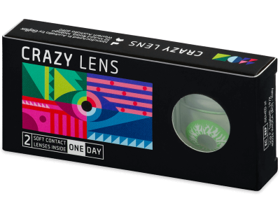 CRAZY LENS - Joker - dioptrické jednodenné (2 šošovky) - Coloured contact lenses