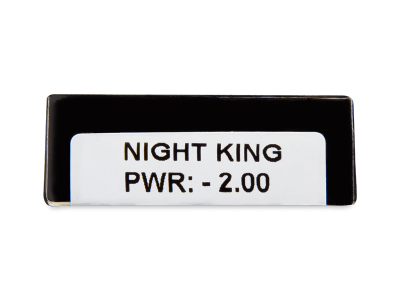 CRAZY LENS - Night King - dioptrické jednodenné (2 šošovky) - Náhľad parametrov šošoviek
