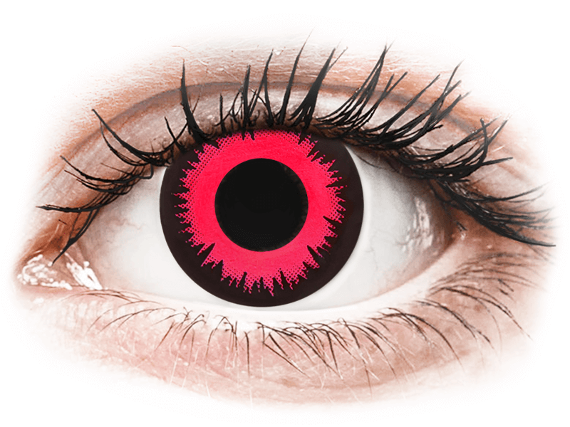 CRAZY LENS - Vampire Queen - nedioptrické jednodenné (2 šošovky) - Coloured contact lenses