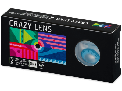 CRAZY LENS - White Walker - dioptrické jednodenné (2 šošovky) - Coloured contact lenses