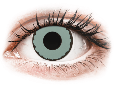 CRAZY LENS - Zombie Virus - nedioptrické jednodenné (2 šošovky) - Coloured contact lenses