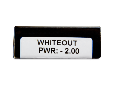 CRAZY LENS - WhiteOut - dioptrické jednodenné (2 šošovky) - Náhľad parametrov šošoviek