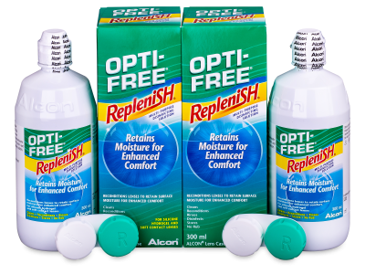 OPTI-FREE RepleniSH 2 x 300 ml  - Economy duo pack- solution