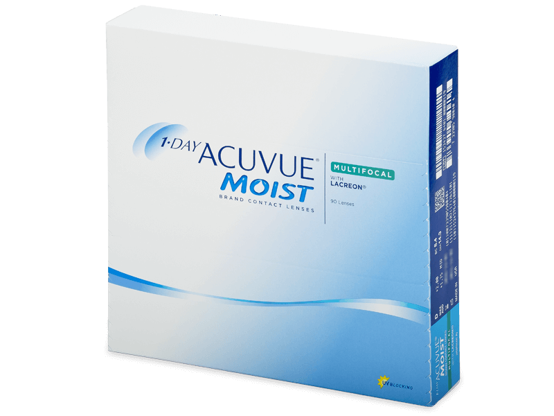 1 Day Acuvue Moist Multifocal (90 šošoviek) - Multifokálne kontaktné šošovky