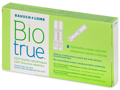 Očné kvapky Biotrue EDO 10x 0,5 ml  - Očné kvapky