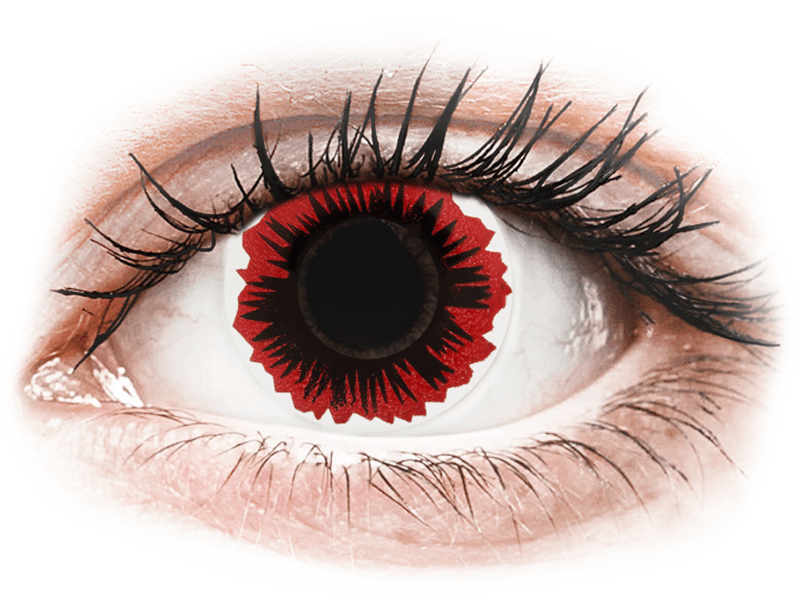 ColourVUE Crazy Lens - Blaze - nedioptrické (2 šošovky) - Coloured contact lenses