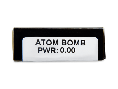 CRAZY LENS - Atom Bomb - nedioptrické jednodenné (2 šošovky) - Náhľad parametrov šošoviek
