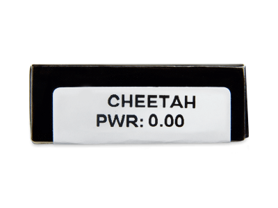 CRAZY LENS - Cheetah - nedioptrické jednodenné (2 šošovky) - Náhľad parametrov šošoviek