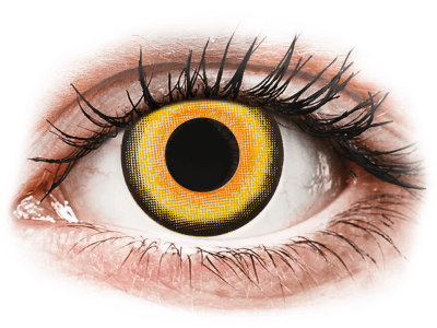 CRAZY LENS - Midnight Sun - nedioptrické jednodenné (2 šošovky) - Coloured contact lenses