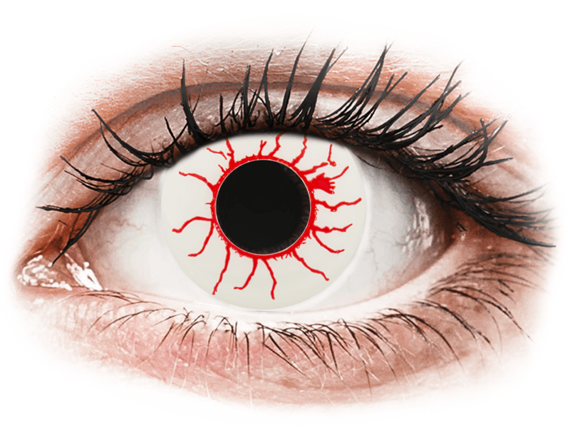 CRAZY LENS - Red Viper - nedioptrické jednodenné (2 šošovky) - Coloured contact lenses