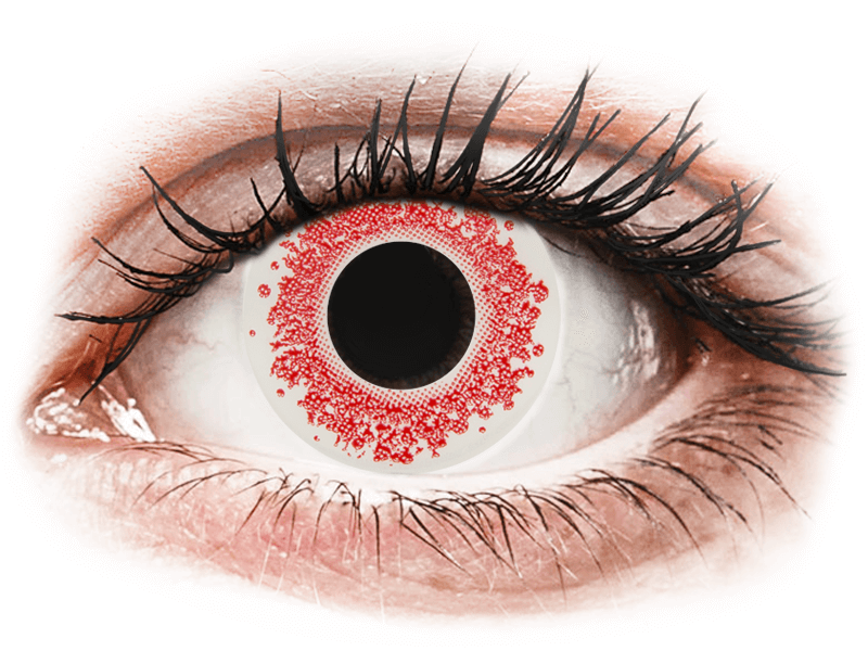 CRAZY LENS - Red Wedding - nedioptrické jednodenné (2 šošovky) - Coloured contact lenses